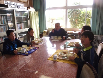 校長先生との会食