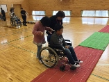4年生車いす体験