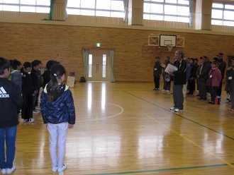 2年生見守り隊との交流会